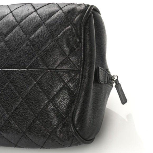 CHANEL Caviar Quilted Small Bowler in Black. - Picture 2 of 9